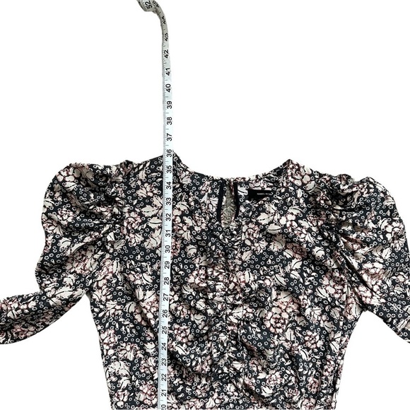 ISABEL MARANT Ruched Floral Mini Dress NWOT - Picture 12 of 17